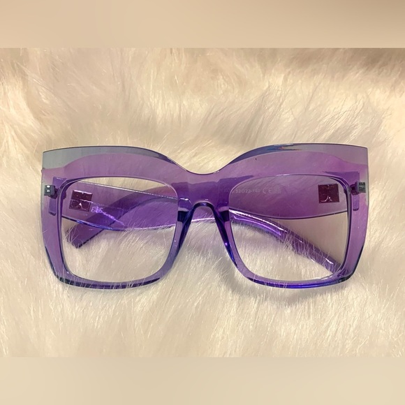 NWT Vintage Cateye Sunglasses Retro Anti-Blue Light Trendy Frame Stylish - Picture 7 of 7